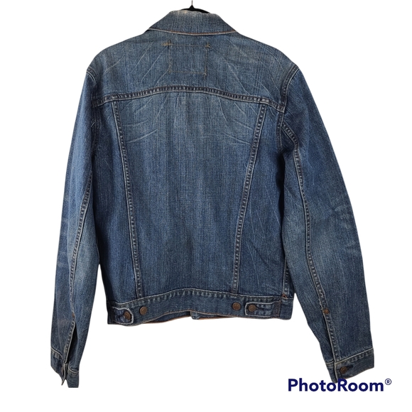 Levi's Slim Trucker Denim Jacket Women's Medium Red Tab PRICE FIRM - Picture 5 of 9